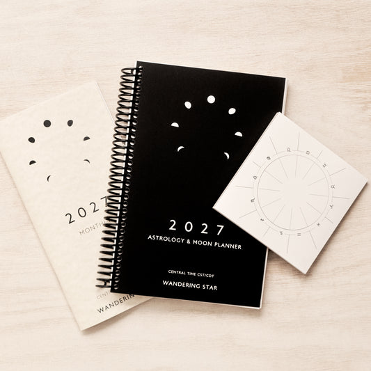 Wandering Star Planner + Monthly Booklet + Notepad Bundle