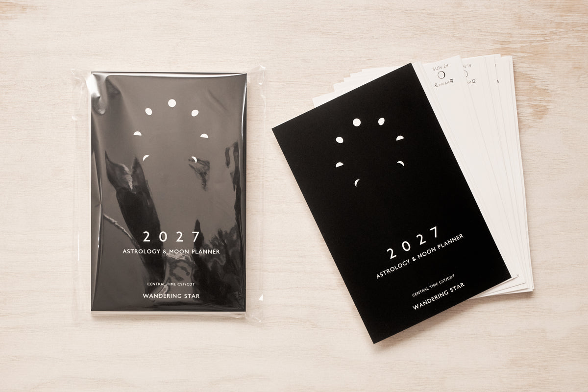 2027 Astrology & Moon Planner Inserts - Half Letter Size