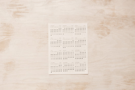 2027 Moon Phase Yearly Planner Stickers | 2.5" Square Calendar Stickers for Bujo Journaling and Planning