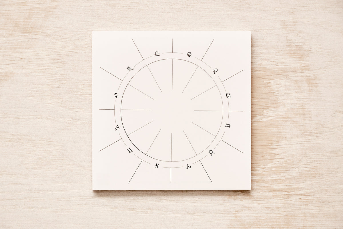 Astrology Chart Notepad | Blank Astrology Chart