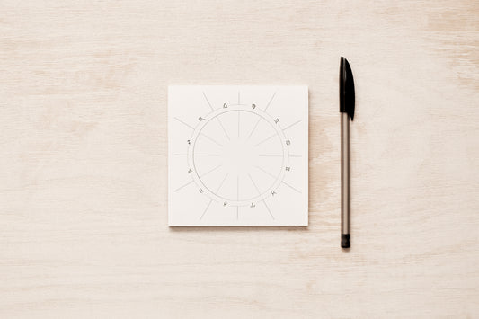 Astrology Chart Notepad | Blank Astrology Chart