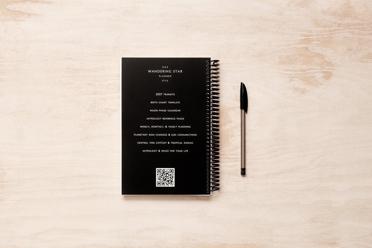2027 Astrology & Moon Planner | Spiral Bound Monthly Weekly Planning Calendar